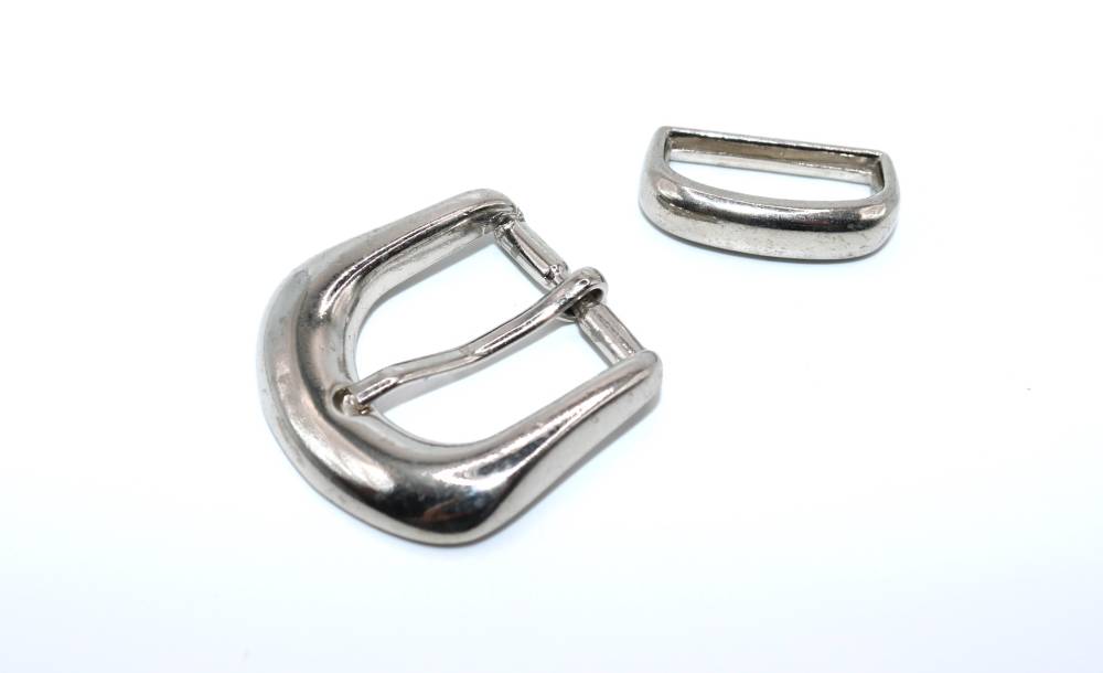 Boucle de ceinture + passant 25mm - réf. B25/34