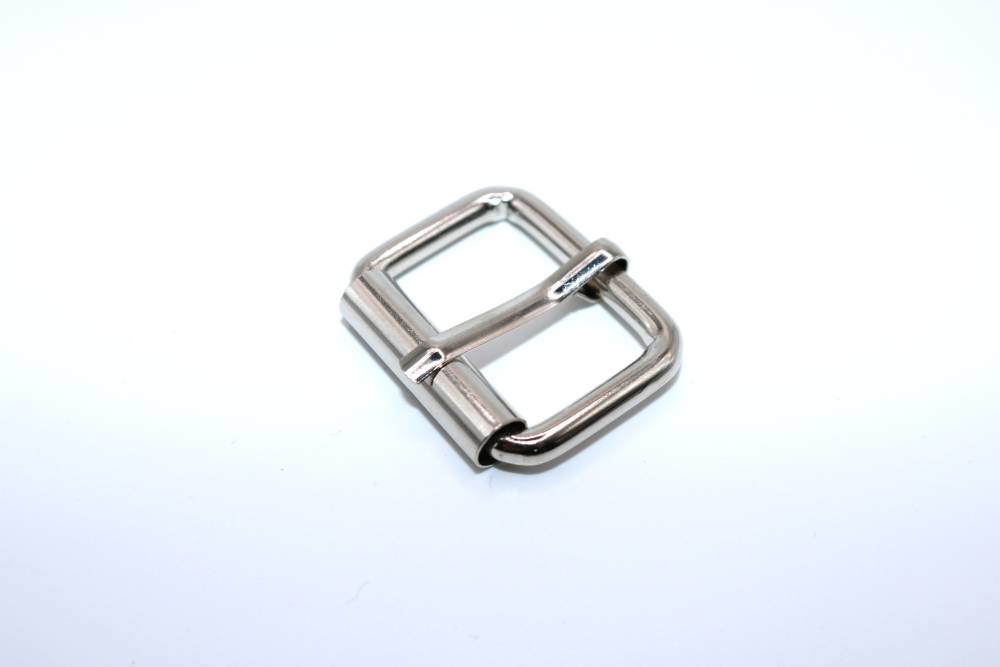 Boucle à rouleau 25mm nickel - réf. BOU-25-NK