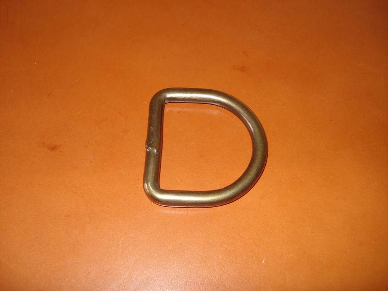 Demi anneau 40mm vieux laiton - Réf. 1/2-ANN-40-06-VL