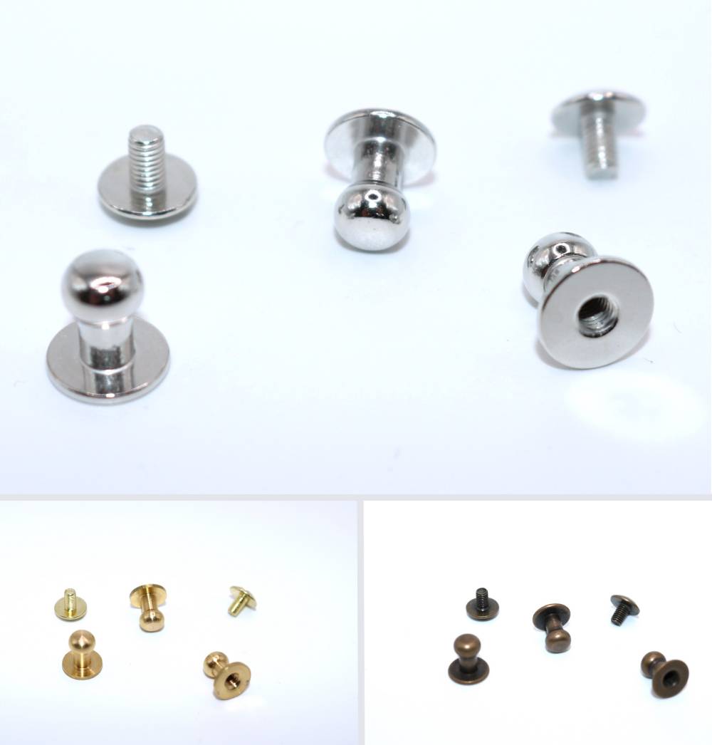 Fermoir bouton de col 6mm - réf. FBC-020