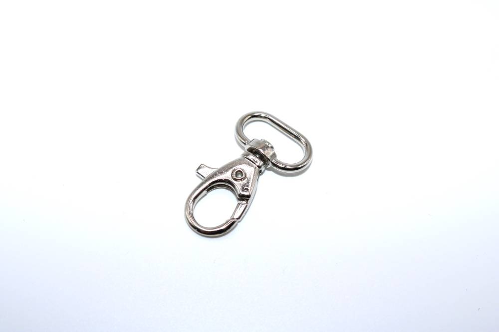 Mousqueton 15mm "Eco" nickel - réf. MOUSQ-15-ECO-NK