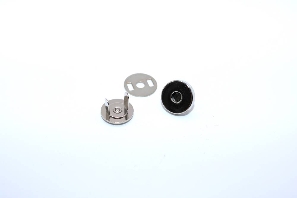 Fermoir top magnétique 14 nickel - réf. FM-14-NK
