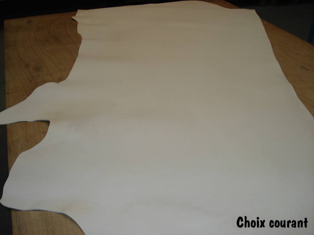 1/2 Vachette Naturelle 21/24 "suivi" tannage végétal - réf. VVN2124SUIVI