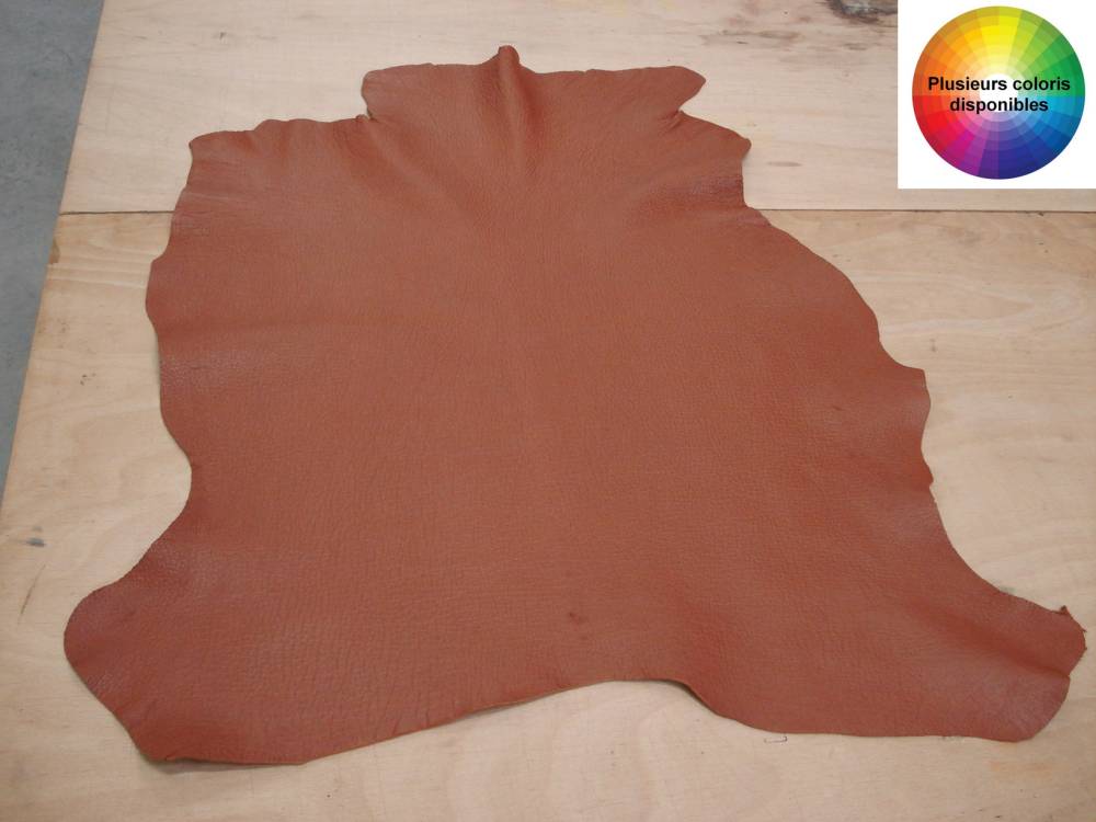 Chèvre gros grain tannage végétal - réf. CHEVREGROSGRAINTV