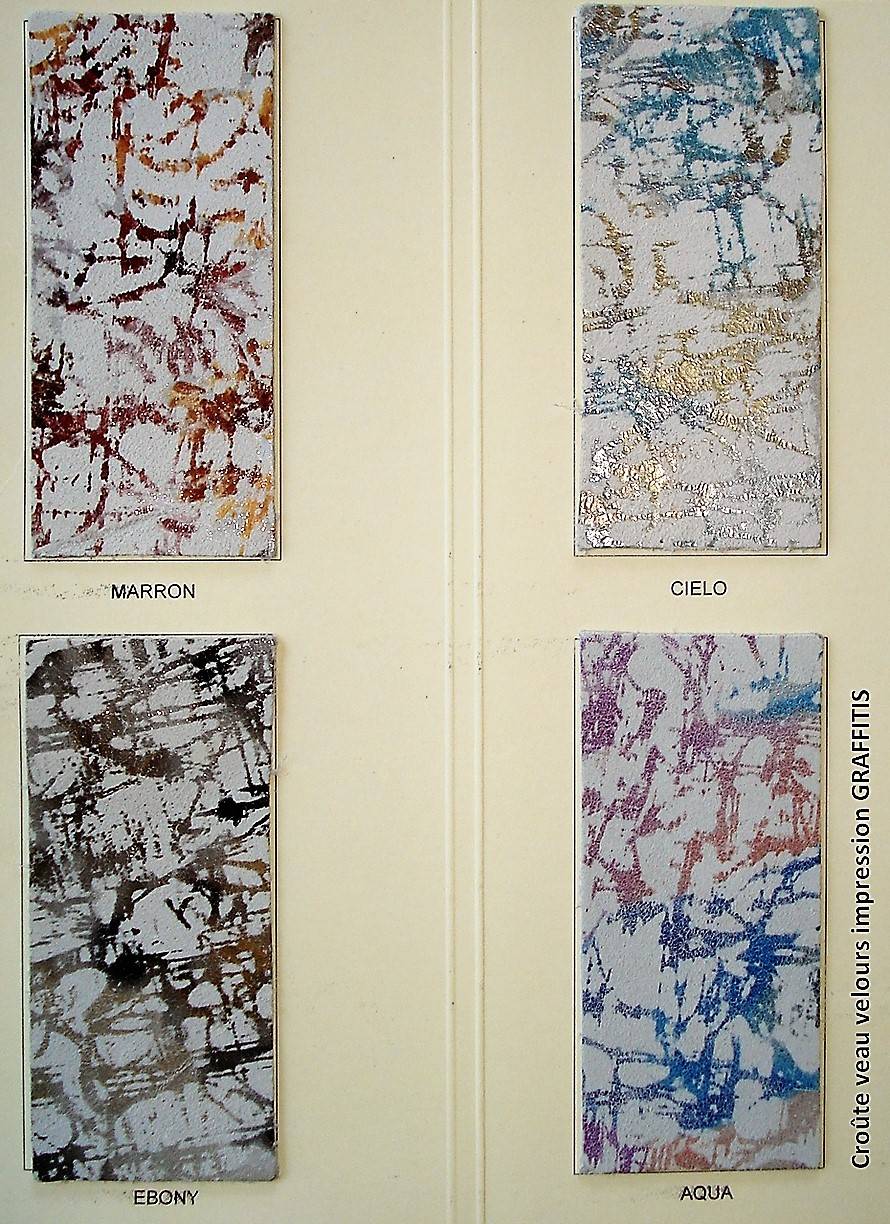 Veau velours GRAFFITIS 2