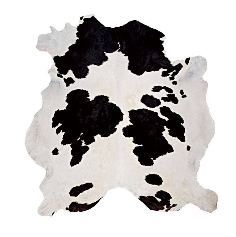 Vachette Naturelle Blanche et Noire - réf. VTTEPOILSBLA/NOI