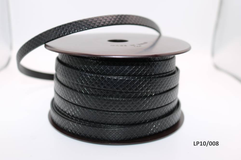 Lacet plat bovin tannage végétal 10mm - réf. LP10/008