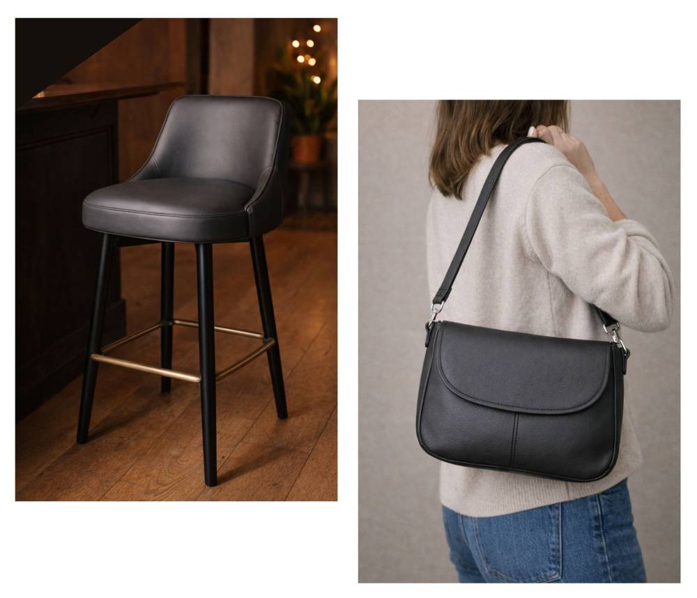 Illustrations veau entier Noir HM434