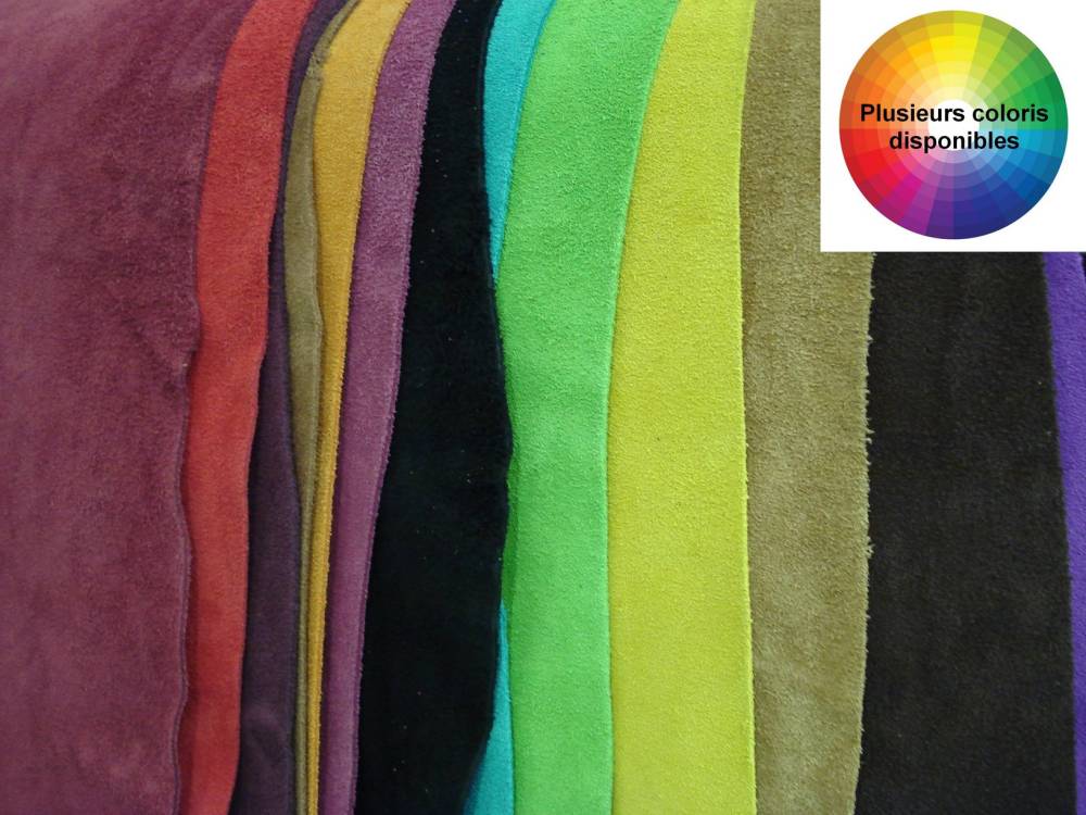 Croûte de veau velours "daim" 14/16 - réf. CRVEL14/16